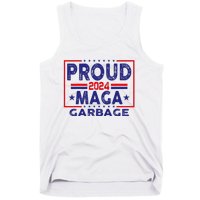 Proud Maga Garbage Trump Vance 2024 Funny Political Satire Tank Top