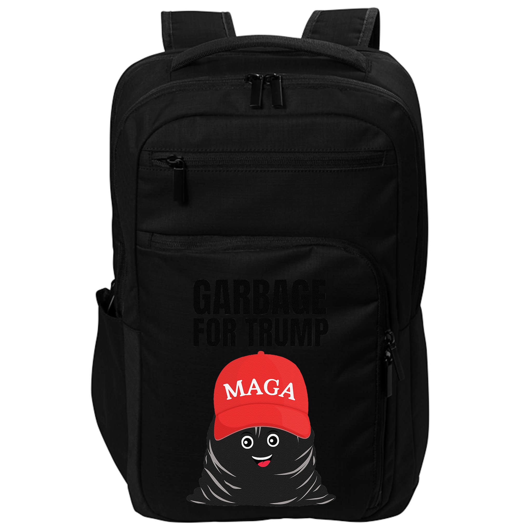Proud Maga Garbage For Trump Supporter Trash Bag Cartoon Impact Tech Backpack