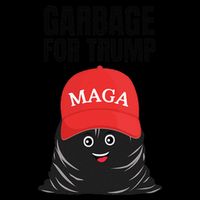 Proud Maga Garbage For Trump Supporter Trash Bag Cartoon Impact Tech Backpack