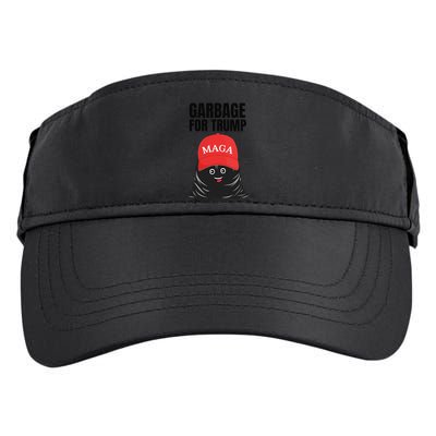 Proud Maga Garbage For Trump Supporter Trash Bag Cartoon Adult Drive Performance Visor