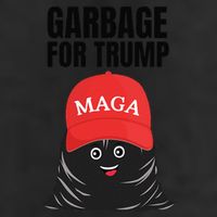 Proud Maga Garbage For Trump Supporter Trash Bag Cartoon Hat