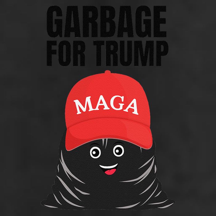 Proud Maga Garbage For Trump Supporter Trash Bag Cartoon Hat