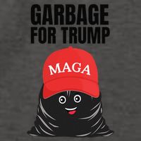 Proud Maga Garbage For Trump Supporter Trash Bag Cartoon Vector Backpack