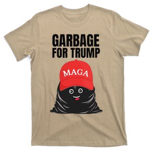 Proud Maga Garbage For Trump Supporter Trash Bag Cartoon T-Shirt