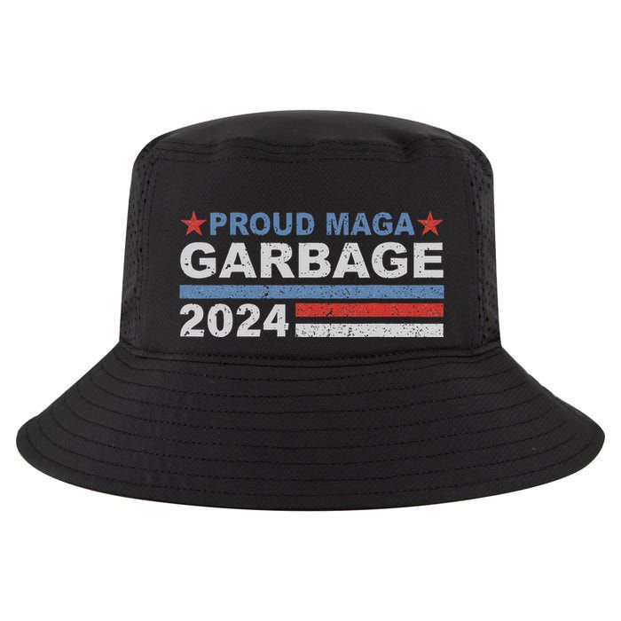 Proud Maga Garbage Trump Supporter Cool Comfort Performance Bucket Hat