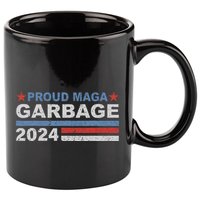Proud Maga Garbage Trump Supporter 11oz C Handle Ceramic Mug