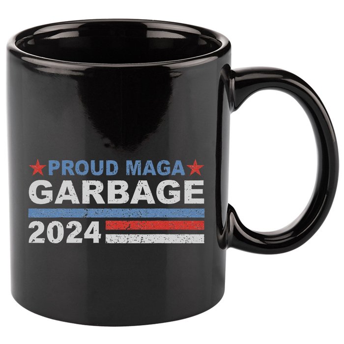 Proud Maga Garbage Trump Supporter 11oz C Handle Ceramic Mug