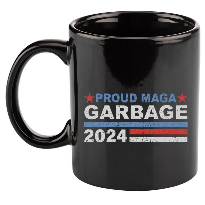Proud Maga Garbage Trump Supporter 11oz C Handle Ceramic Mug