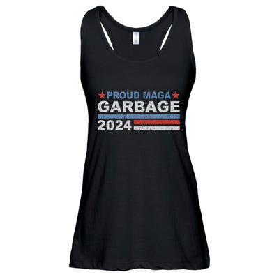 Proud Maga Garbage Trump Supporter Ladies Essential Flowy Tank