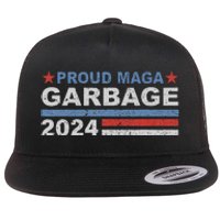 Proud Maga Garbage Trump Supporter Flat Bill Trucker Hat