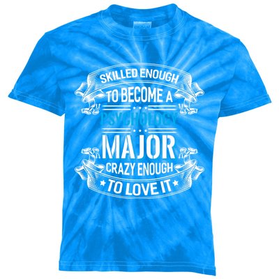 Psychology Major Gift Psychologist Gift Kids Tie-Dye T-Shirt