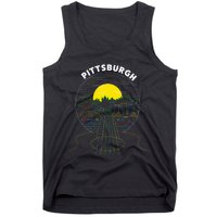 Pittsburgh Music Guitar 412 Pittsburgh Bridges Tank Top