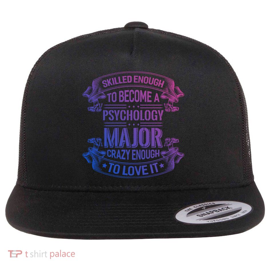 Psychology Major Gift Psychologist Gift Flatbill Hat