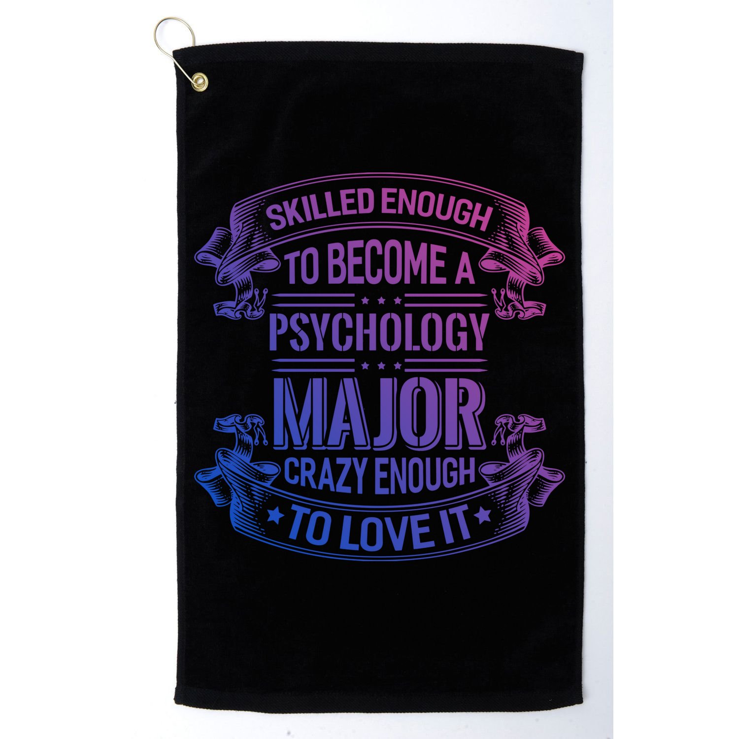 Psychology Major Gift Psychologist Gift Golf Towel