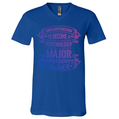 Psychology Major Gift Psychologist Gift V-Neck T-Shirt