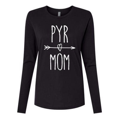 Pyr Mom Gift Cute Great Pyrenees Mom Cute Gift Womens Cotton Relaxed Long Sleeve T-Shirt