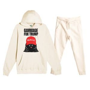 Proud Maga Garbage For Trump Supporter Trash Bag Cartoon Premium Hooded Sweatsuit Set