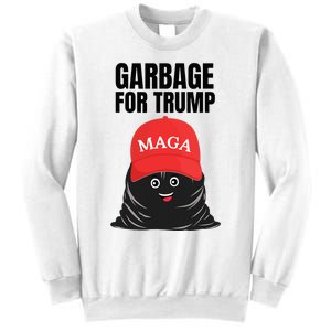 Proud Maga Garbage For Trump Supporter Trash Bag Cartoon Sweatshirt