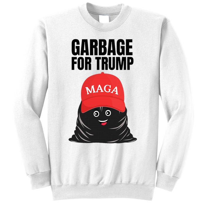 Proud Maga Garbage For Trump Supporter Trash Bag Cartoon Sweatshirt