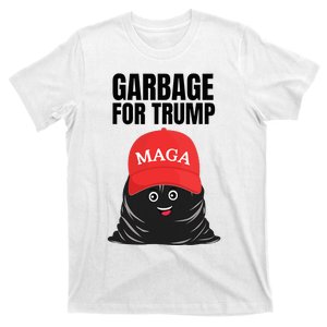 Proud Maga Garbage For Trump Supporter Trash Bag Cartoon T-Shirt