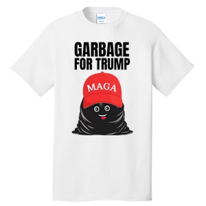 Proud Maga Garbage For Trump Supporter Trash Bag Cartoon Tall T-Shirt