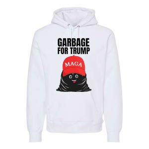 Proud Maga Garbage For Trump Supporter Trash Bag Cartoon Premium Hoodie