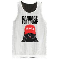 Proud Maga Garbage For Trump Supporter Trash Bag Cartoon Mesh Reversible Basketball Jersey Tank