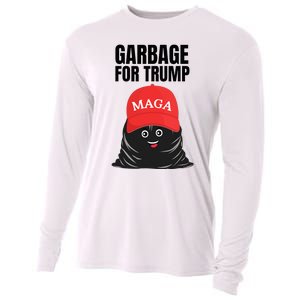 Proud Maga Garbage For Trump Supporter Trash Bag Cartoon Cooling Performance Long Sleeve Crew