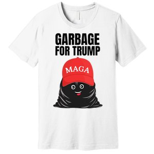 Proud Maga Garbage For Trump Supporter Trash Bag Cartoon Premium T-Shirt