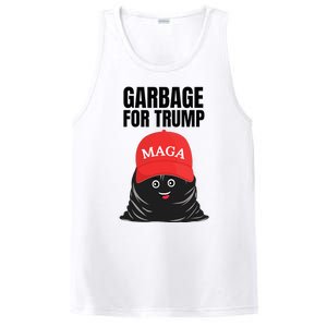 Proud Maga Garbage For Trump Supporter Trash Bag Cartoon PosiCharge Competitor Tank