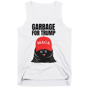 Proud Maga Garbage For Trump Supporter Trash Bag Cartoon Tank Top