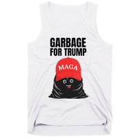 Proud Maga Garbage For Trump Supporter Trash Bag Cartoon Tank Top