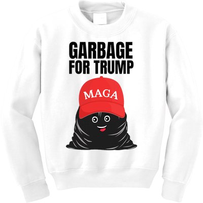 Proud Maga Garbage For Trump Supporter Trash Bag Cartoon Kids Sweatshirt