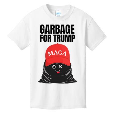 Proud Maga Garbage For Trump Supporter Trash Bag Cartoon Kids T-Shirt