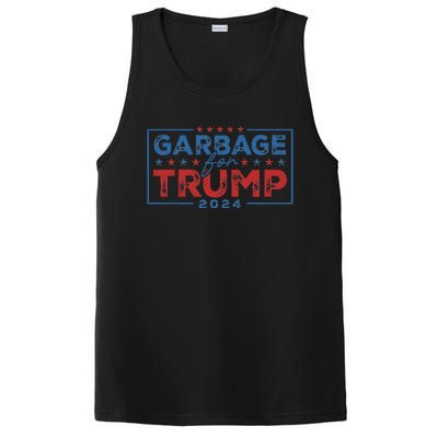 Proud Maga Garbage For Trump Supporter PosiCharge Competitor Tank