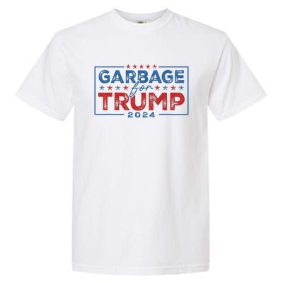 Proud Maga Garbage For Trump Supporter Garment-Dyed Heavyweight T-Shirt