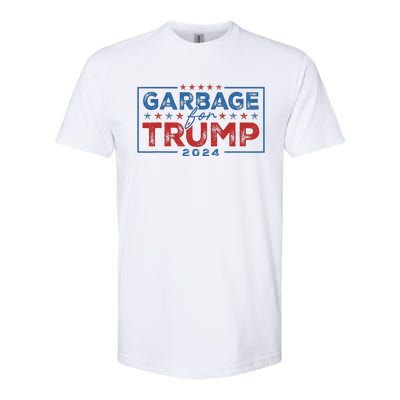 Proud Maga Garbage For Trump Supporter Softstyle CVC T-Shirt