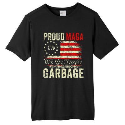 Proud Maga Garbage Make American Garbage Great Again Tall Fusion ChromaSoft Performance T-Shirt