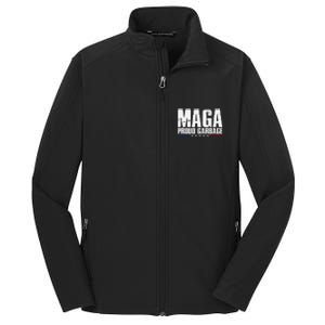 Proud Maga Garbage Trump Supporter Core Soft Shell Jacket