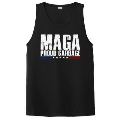 Proud Maga Garbage Trump Supporter PosiCharge Competitor Tank