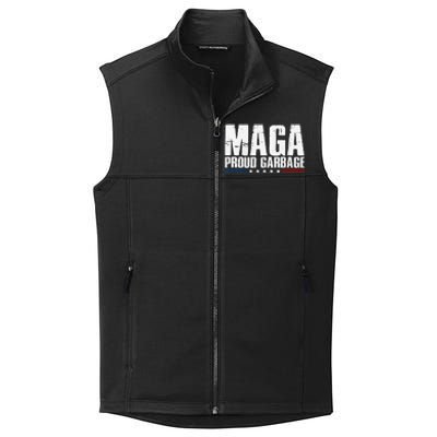 Proud Maga Garbage Trump Supporter Collective Smooth Fleece Vest