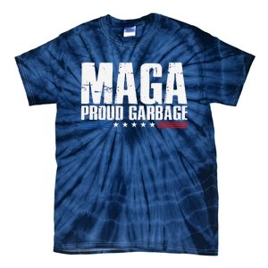 Proud Maga Garbage Trump Supporter Tie-Dye T-Shirt