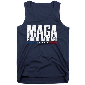 Proud Maga Garbage Trump Supporter Tank Top