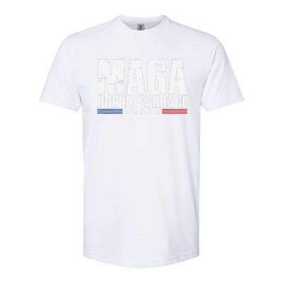 Proud Maga Garbage Trump Supporter Softstyle CVC T-Shirt