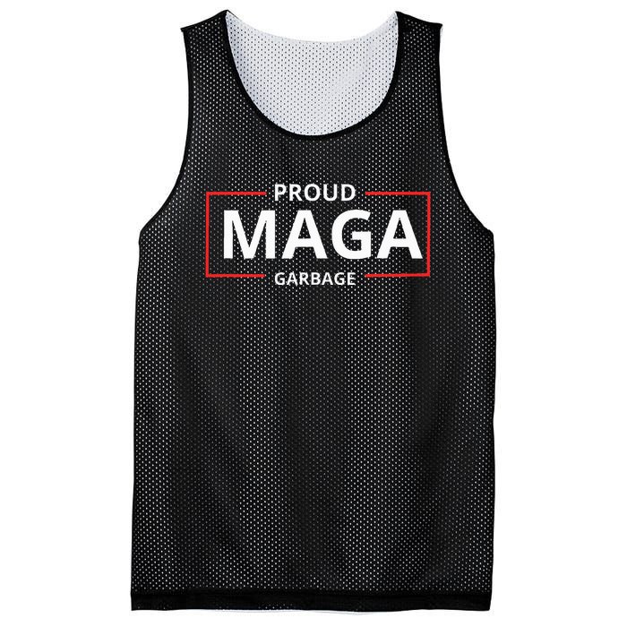 Proud Maga Garbage Proud To Be Garbage Trump Mesh Reversible Basketball Jersey Tank