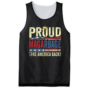 Proud Maga Garbage Proud To Be Garbage Trump Mesh Reversible Basketball Jersey Tank