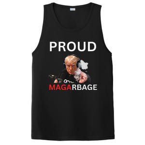 Proud Maga Garbage Proud To Be Garbage Trump PosiCharge Competitor Tank