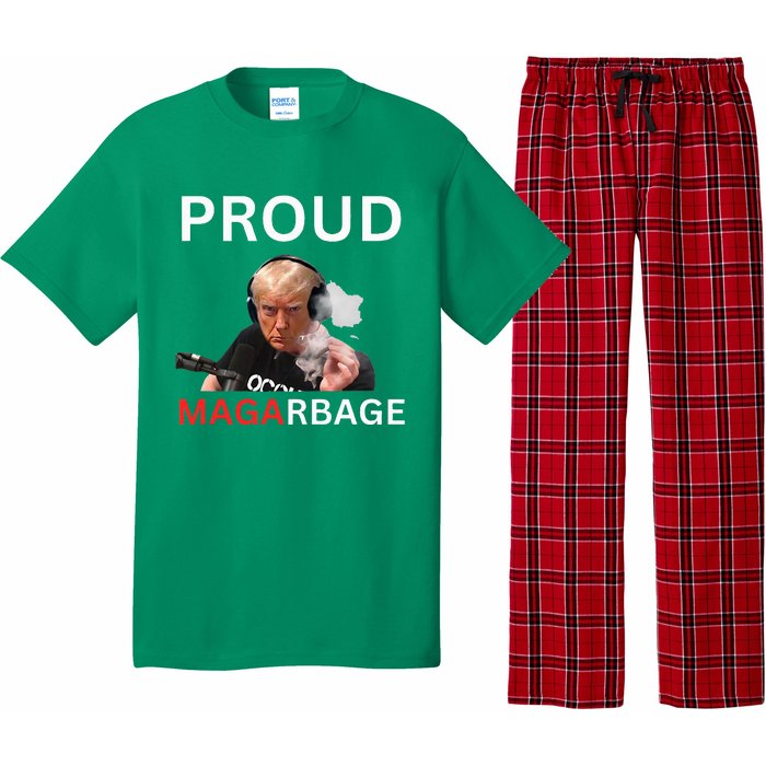 Proud Maga Garbage Proud To Be Garbage Trump Pajama Set