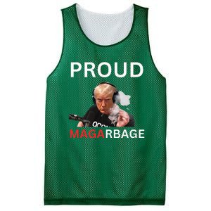 Proud Maga Garbage Proud To Be Garbage Trump Mesh Reversible Basketball Jersey Tank