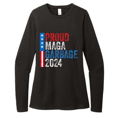 Proud Maga Garbage 2024 Womens CVC Long Sleeve Shirt